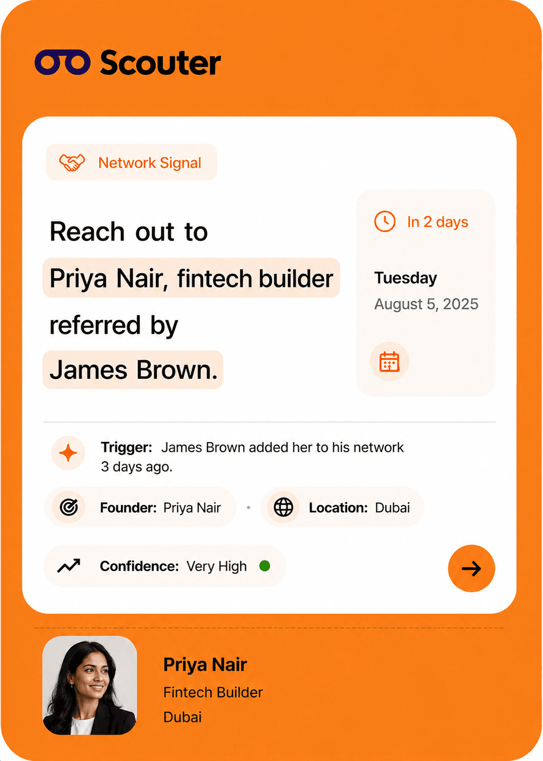 Founder score product card preview two